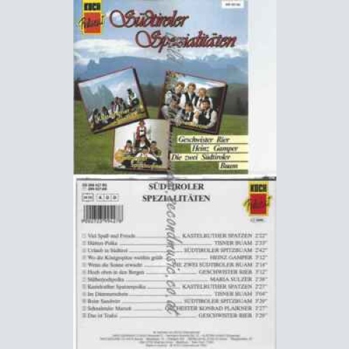 CD--Various | --Südtiroler Spezialitäten