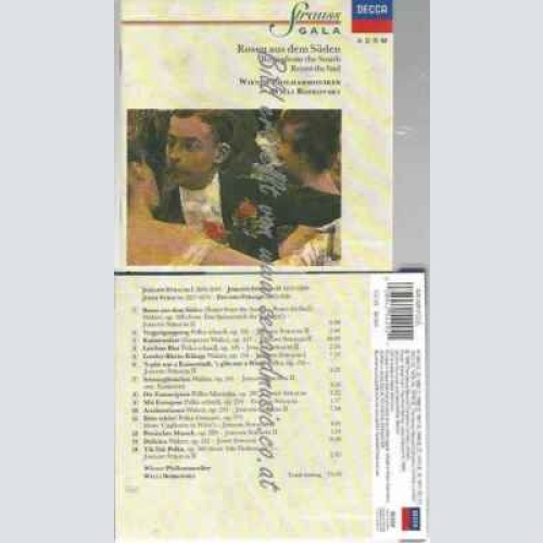 CD--  Johann Strauss, Johann Strauss II  --Strauss Gala : Rosen aus dem Süden