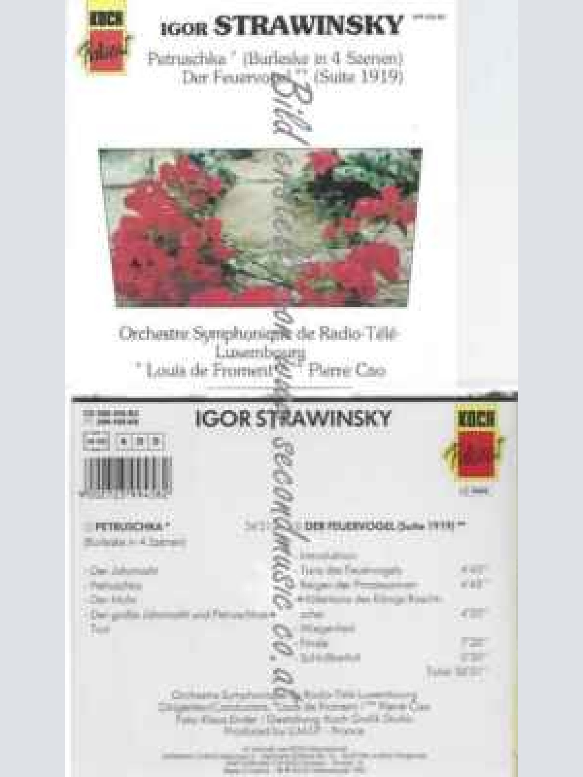 CD--Rtlso und Strawinsky,Igor | --Igor Strawinsky