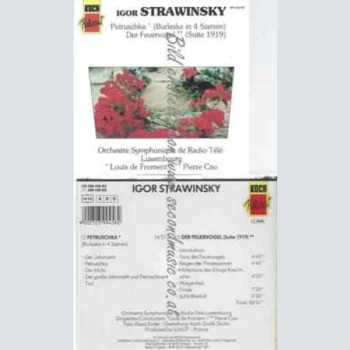 CD--Rtlso und Strawinsky,Igor | --Igor Strawinsky