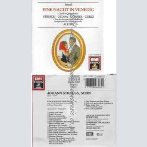 CD--   --Johann Strauss, Sohn. Eine Nacht in Venedig. EMI,