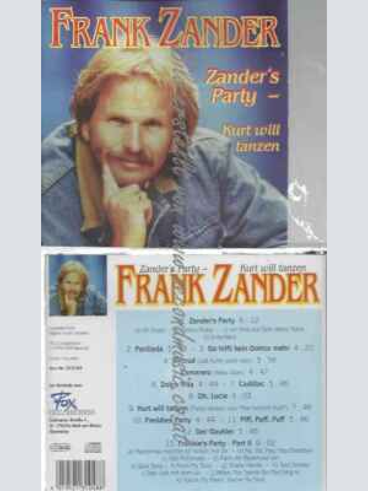 CD--Frank Zander--Kurt will tanzen - Zanders Party