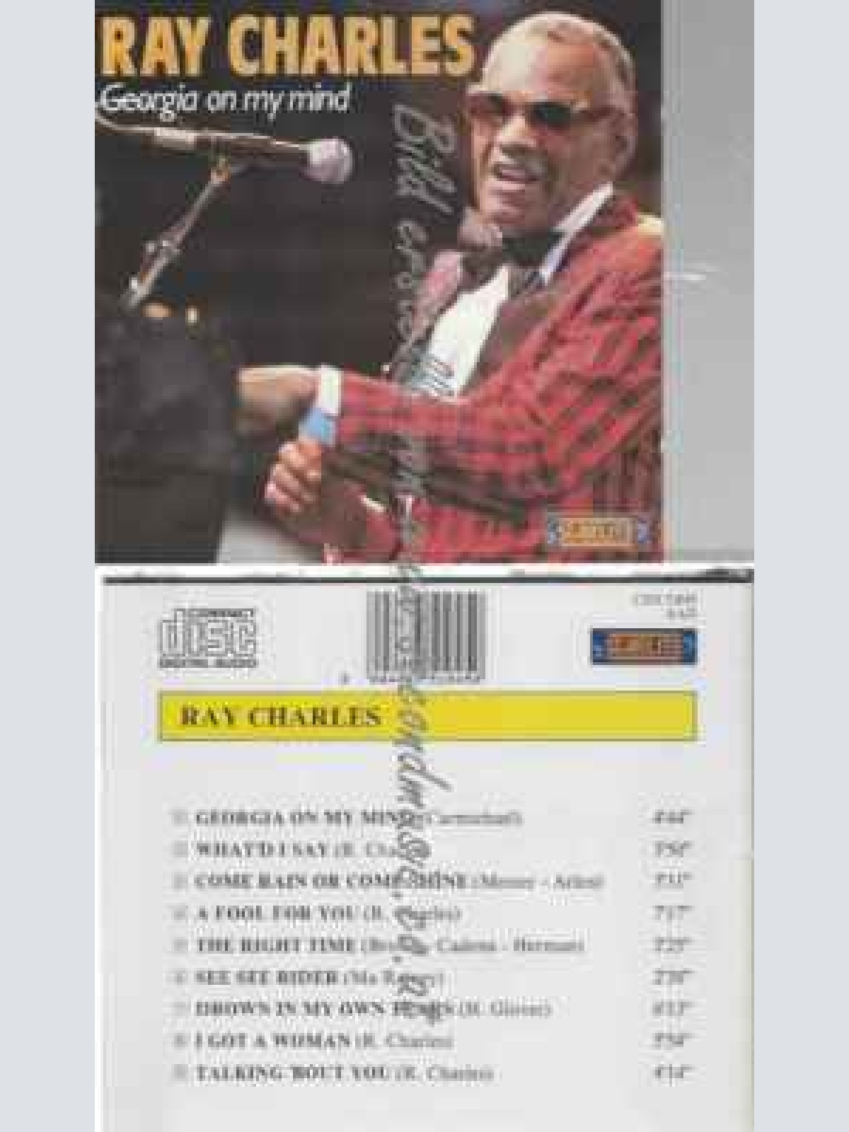 CD--Ray Charles--Georgia on my mind