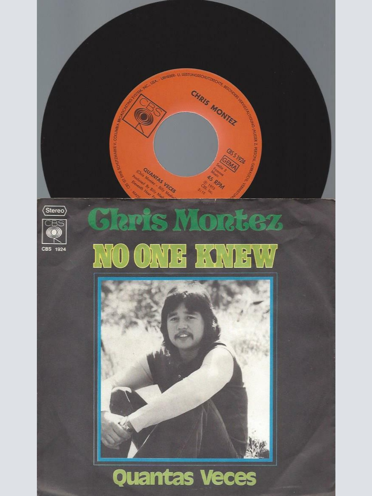 7"    Chris Montez  No One Knew