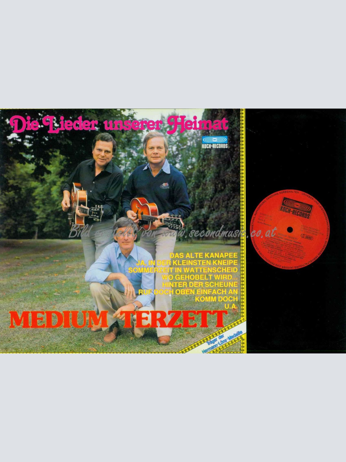 LP--  Medium Terzett – Die Lieder Unserer Heimat   /NM