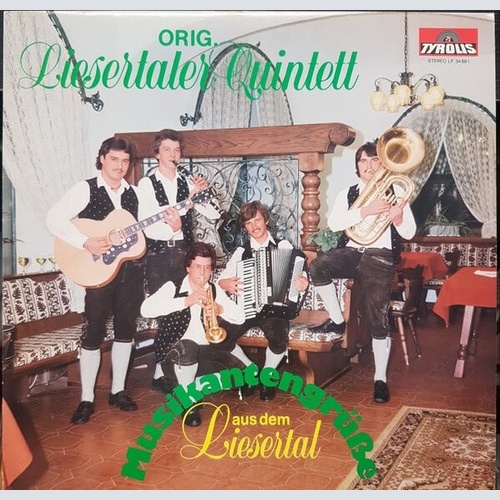 LP Original Liesertaler Quintett - Musikantengrüße Aus Dem Liesertal
