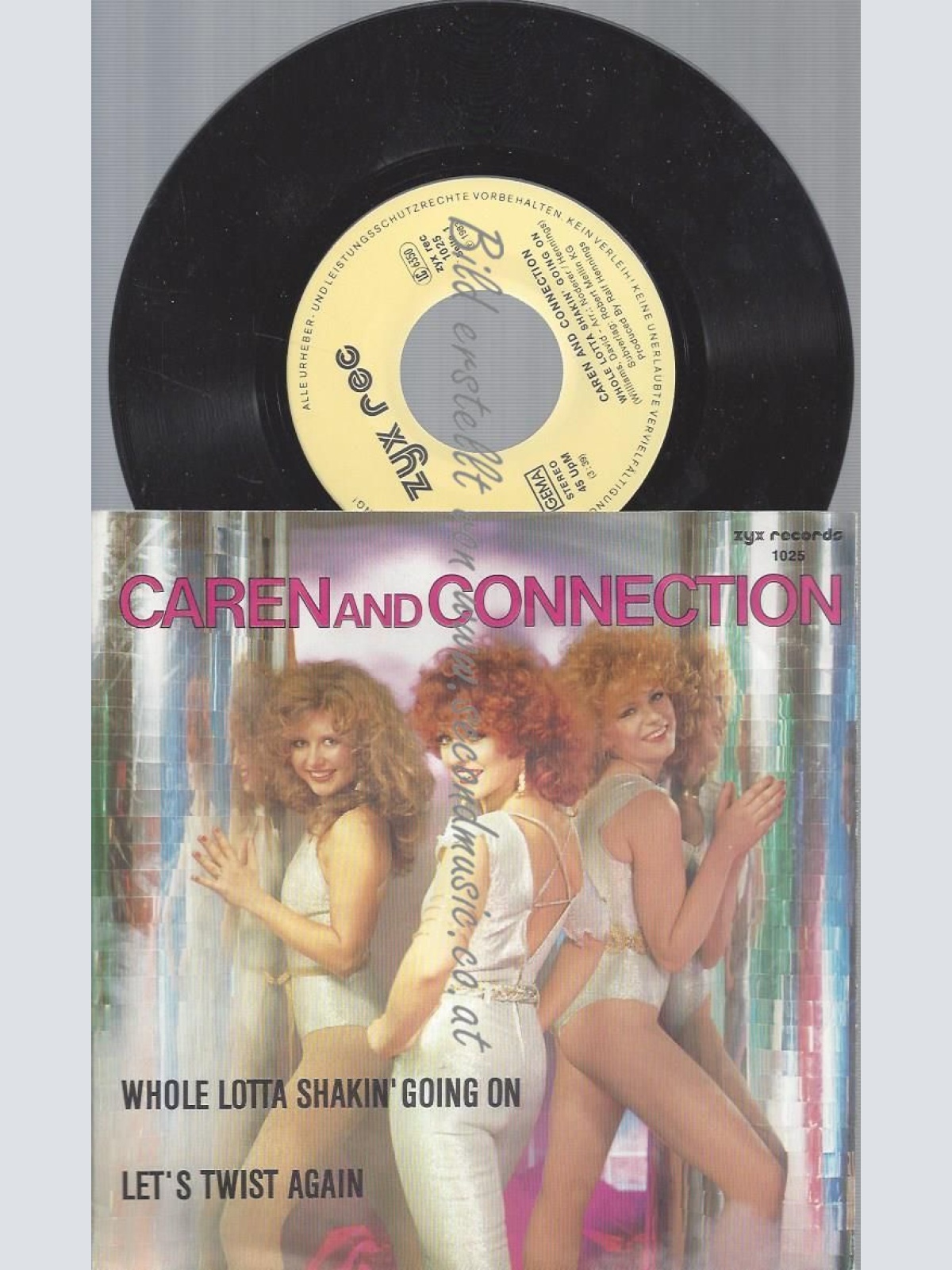 7"  Caren And Connection – Whole Lotta Shakin' Going On