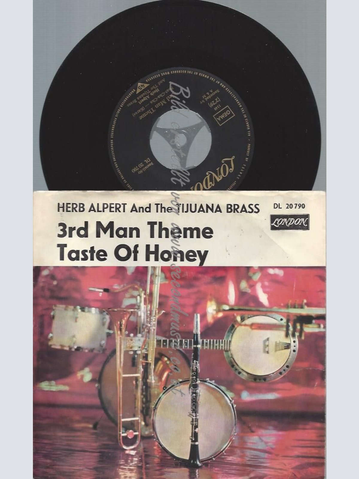 7"  Herb Alpert And The Tijuana Brass – 3rd Man Theme