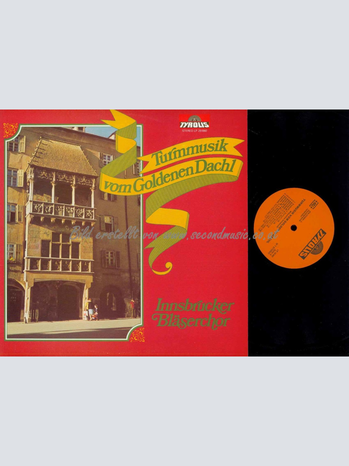 LP--  Turmmusik vom Goldenen Dachl-- Innsbrucker Bläserchor  // NM