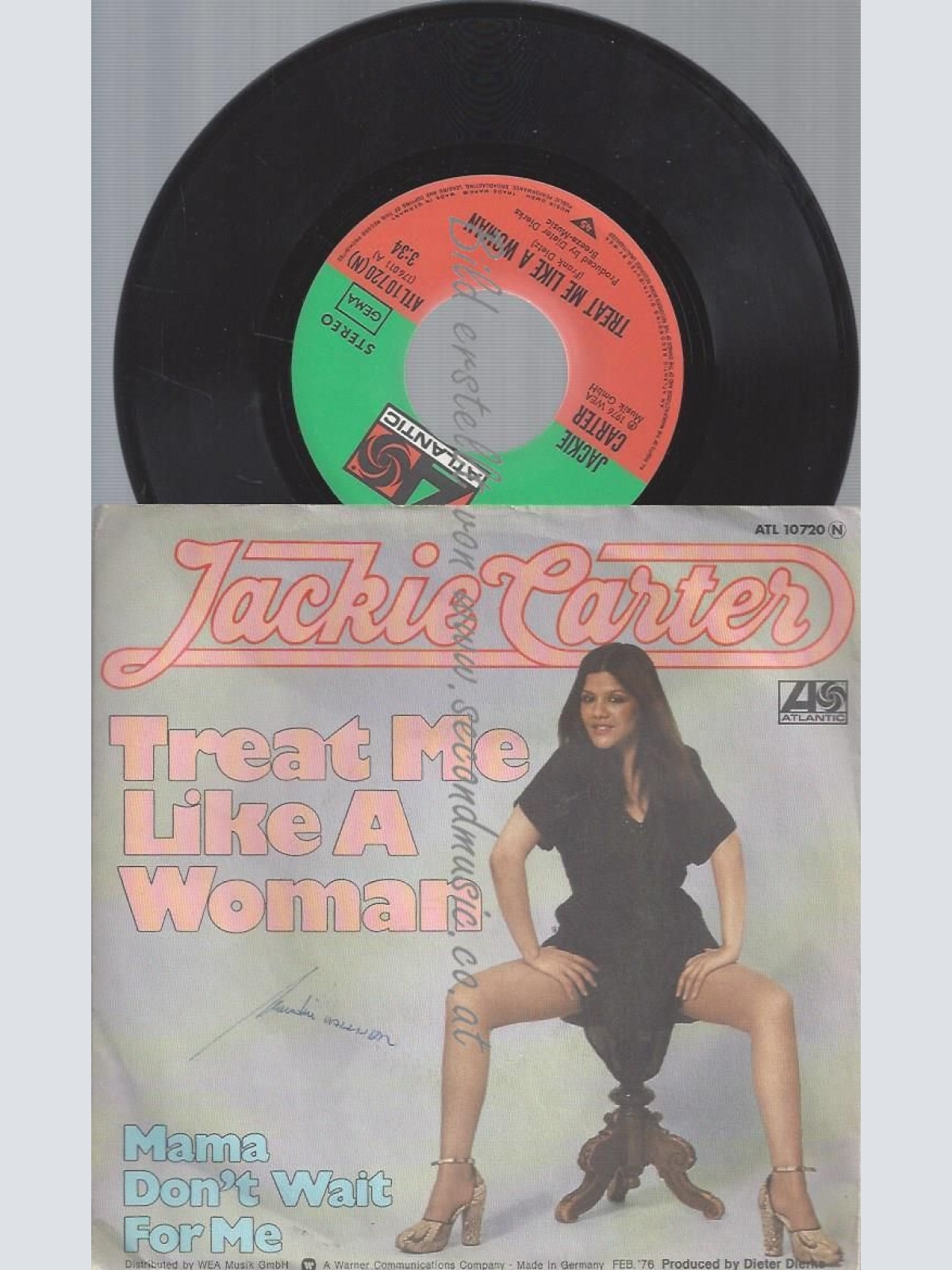 7" Jackie Carter  Treat Me Like A Woman
