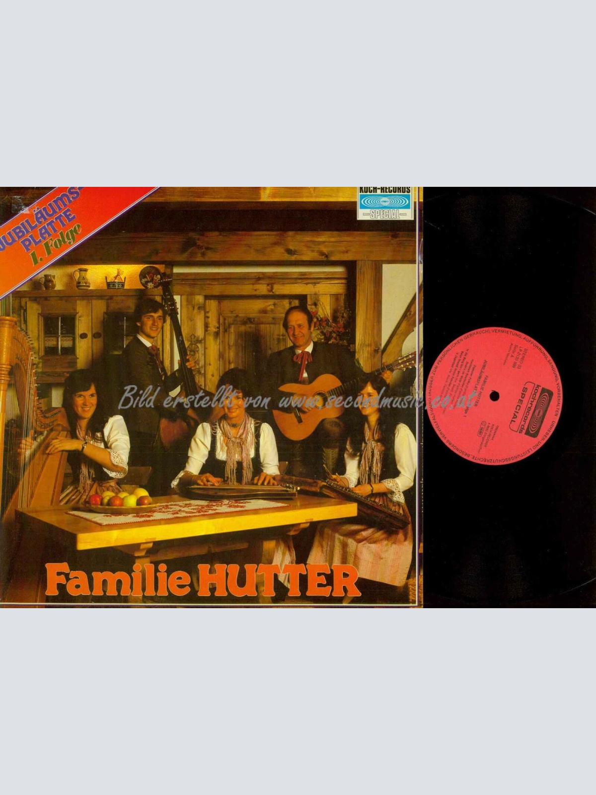LP--Familie Hutter -- Jubiläumsplatte --1 Folge  /NM
