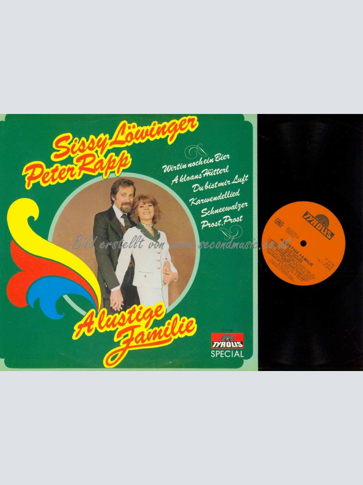 LP-- Sissy Löwinger Peter Rapp -- A Lustige Familie   /NM