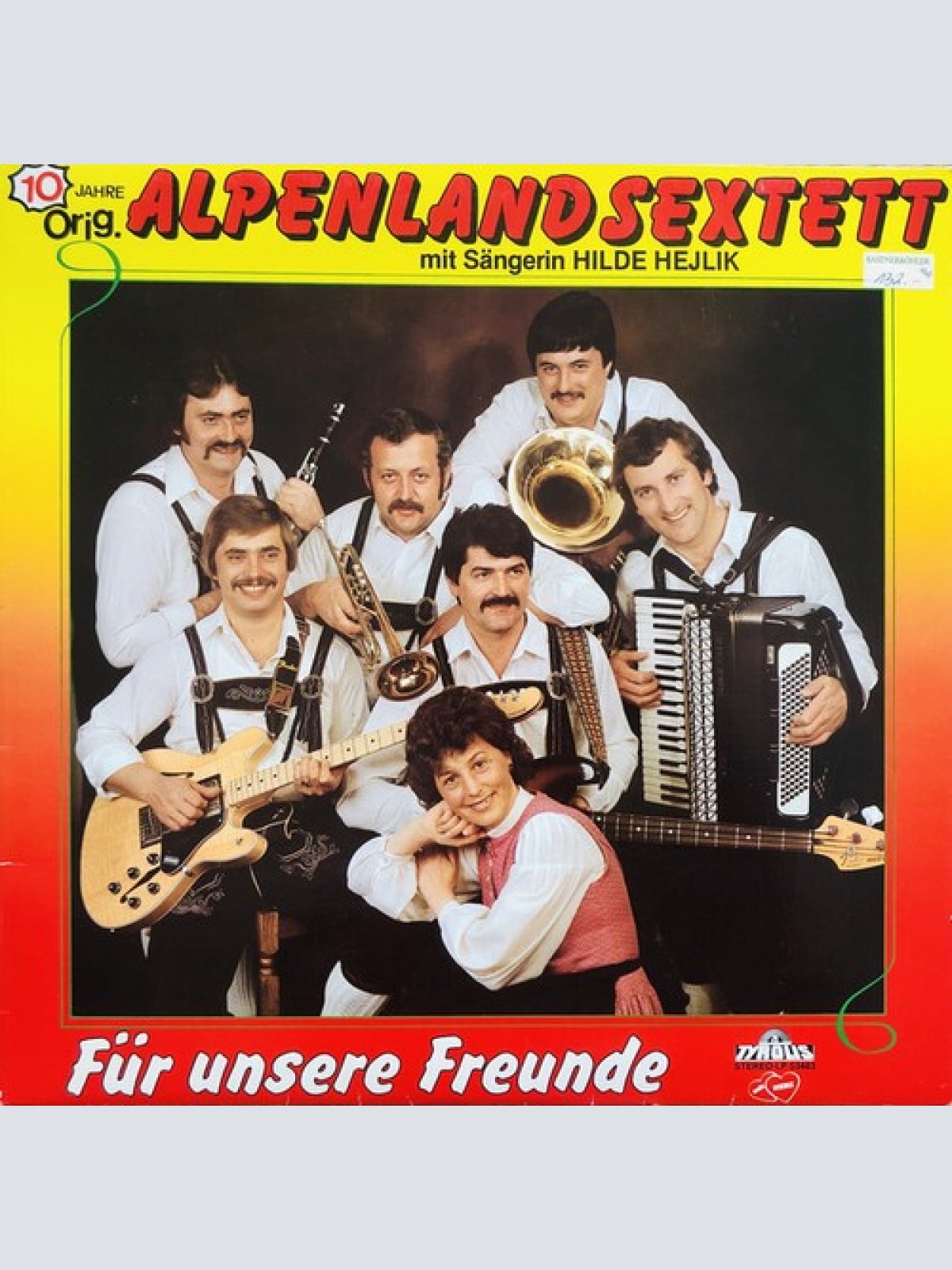 LP, Album Original Alpenland Sextett mit Sängerin Hilde Hejlik - Für Unsere F...
