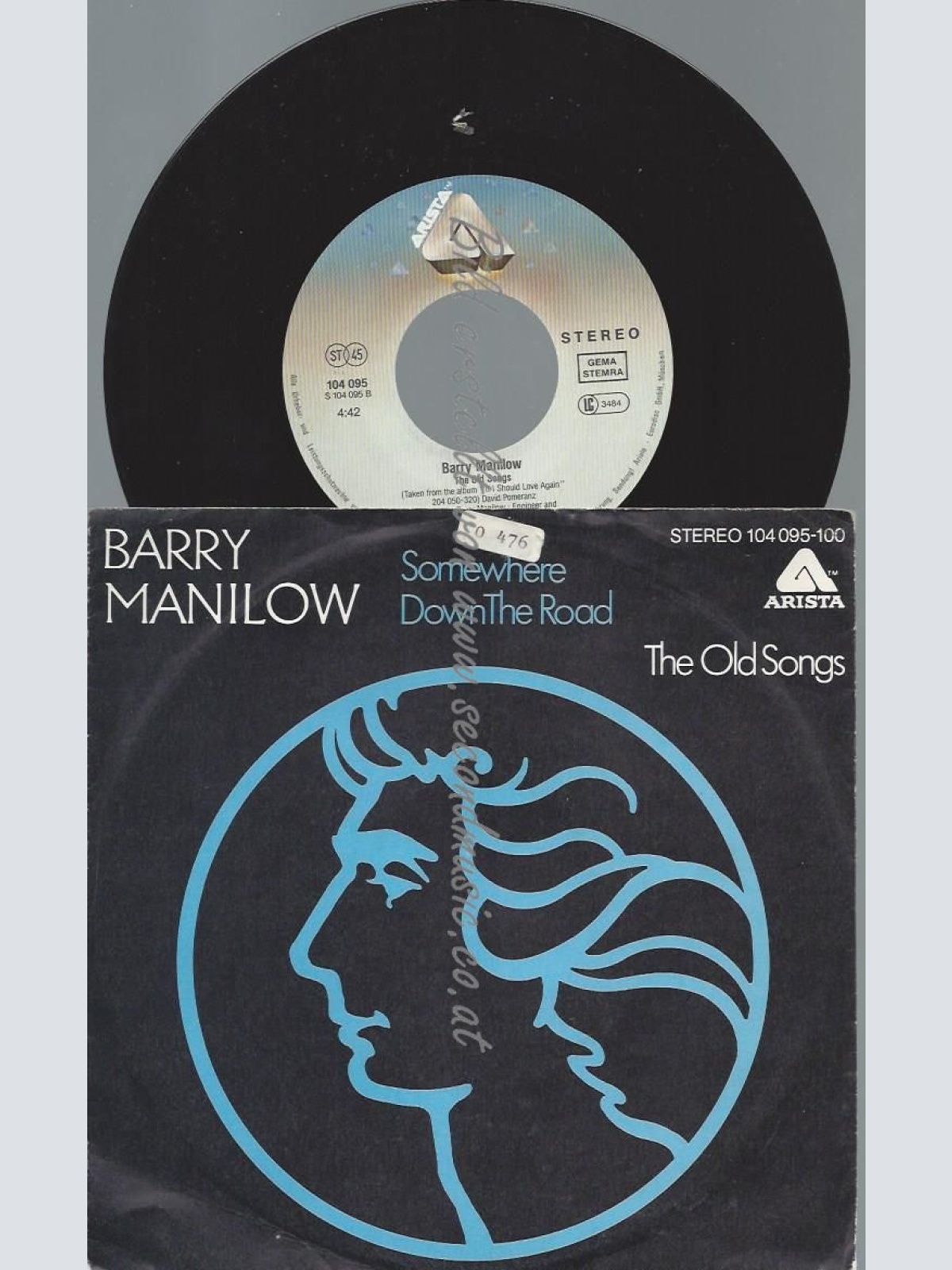7"   Barry Manilow – Somewhere Down The Road