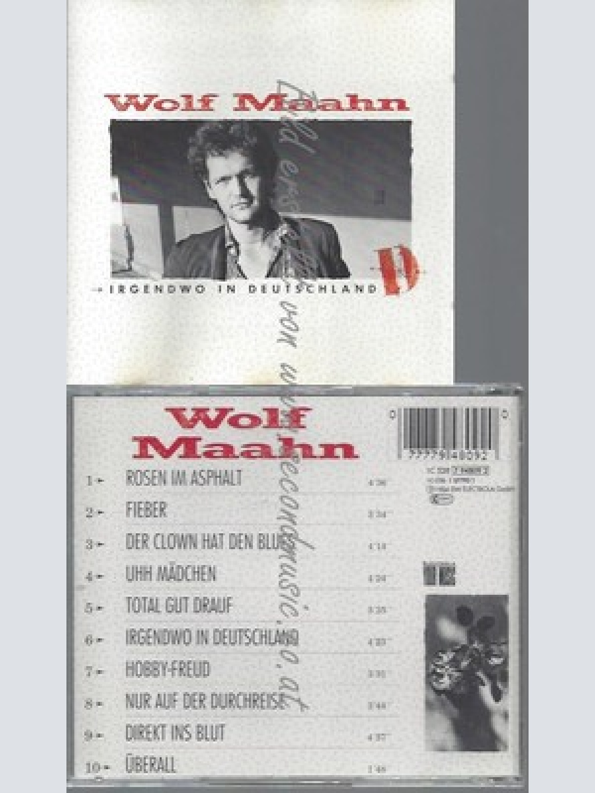 CD--WOLF MAAHN--IRGENDWO IN DEUTSCHLAND