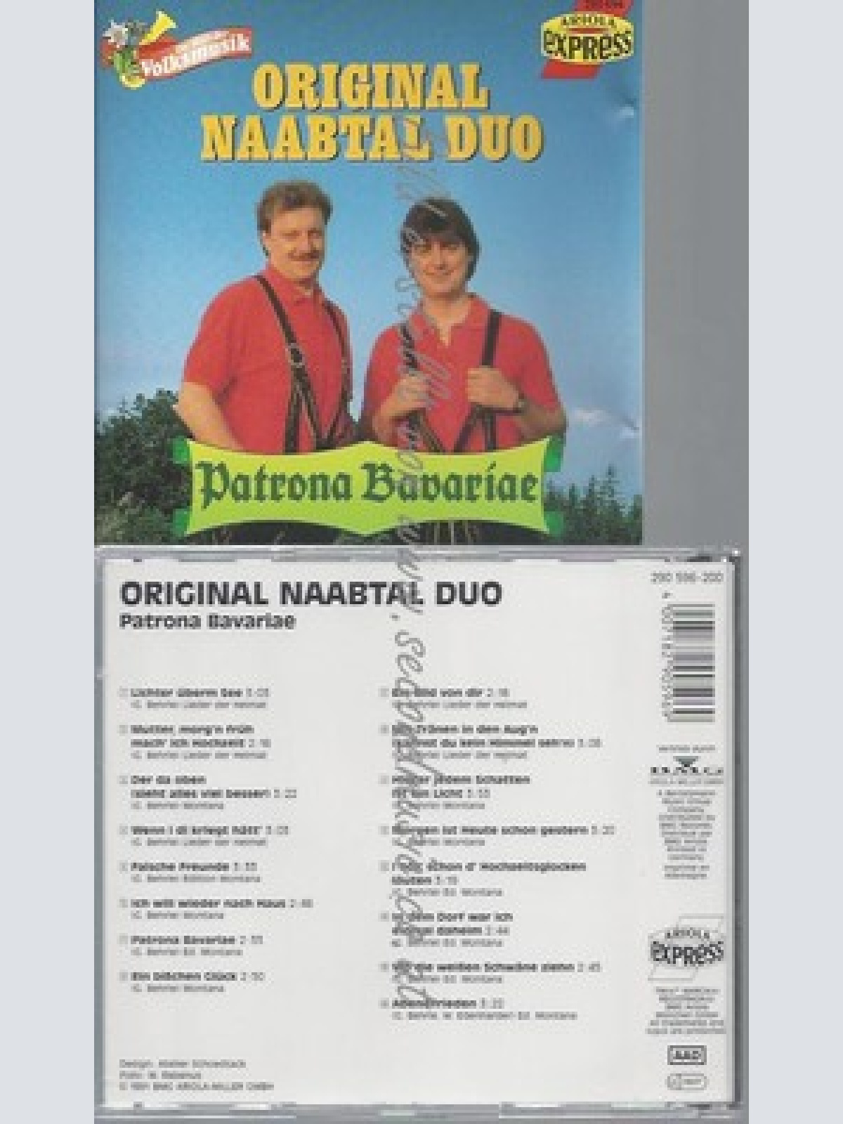 CD--ORIGINAL NAABTAL DUO--PATRONA BAVARIAE