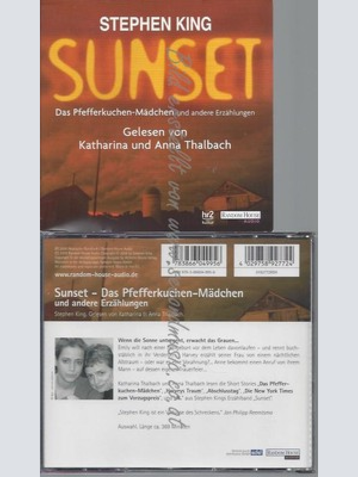 CD--THALBACH,ANNA UND THALBACH,KATHARINA--SUNSET-DAS PFEFFERKUCHEN-MÄDCHENAUDIOB