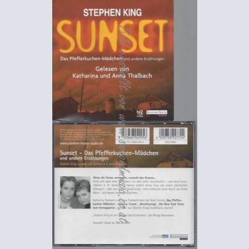 CD--THALBACH,ANNA UND THALBACH,KATHARINA--SUNSET-DAS PFEFFERKUCHEN-MÄDCHENAUDIOB