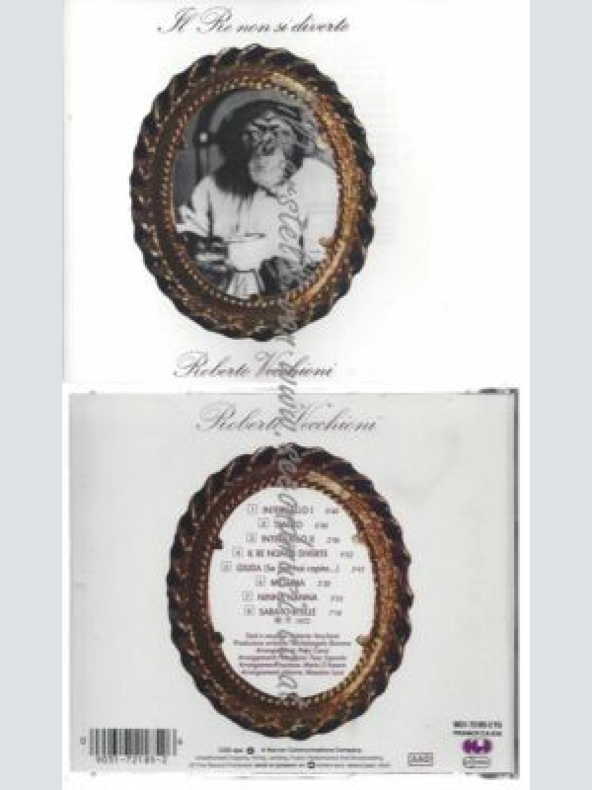 CD--ROBERTO VECCHIONI | --IL RE NON SI DIVERTE