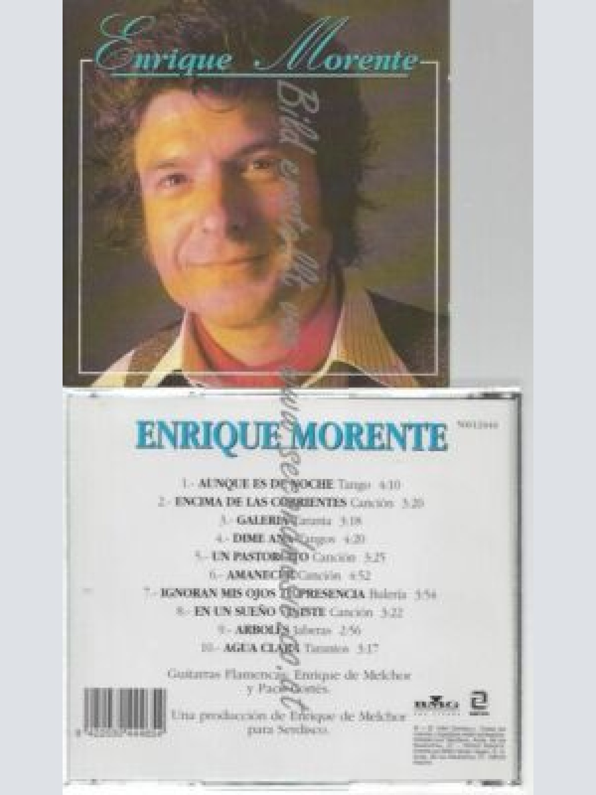 CD--ENRIQUE MORENTE--AUNQUE ES DE NOCHE