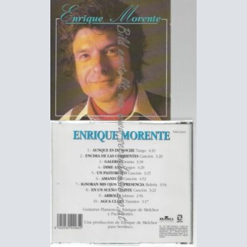CD--ENRIQUE MORENTE--AUNQUE ES DE NOCHE