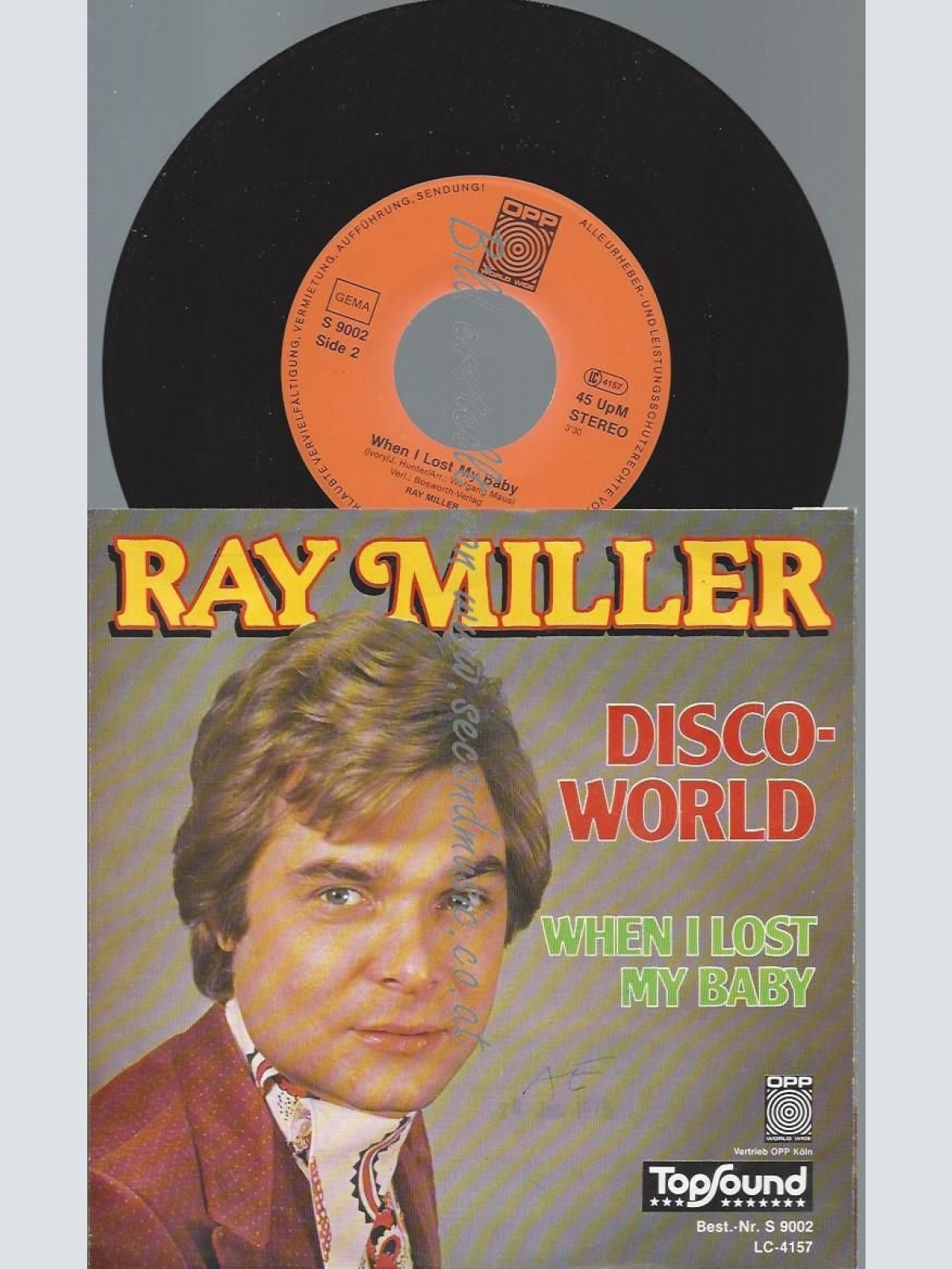 7"   Ray Miller – Disco-World