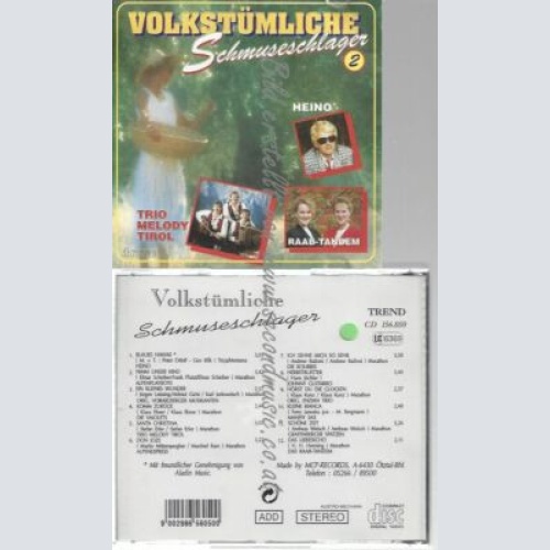 CD--VERSCHIEDENE--VOLKSTÜMLICHE SCHMUSESCHLAGER