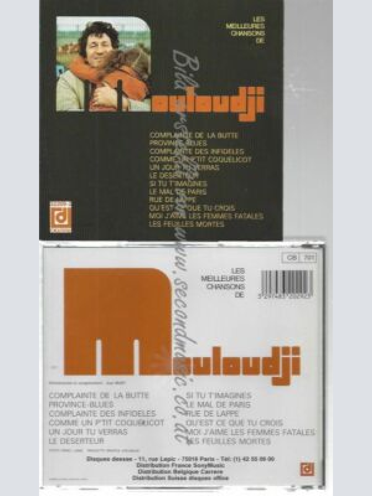 CD--MOULOUDJI--LES MEILLEURES CHANSONS DE MAR