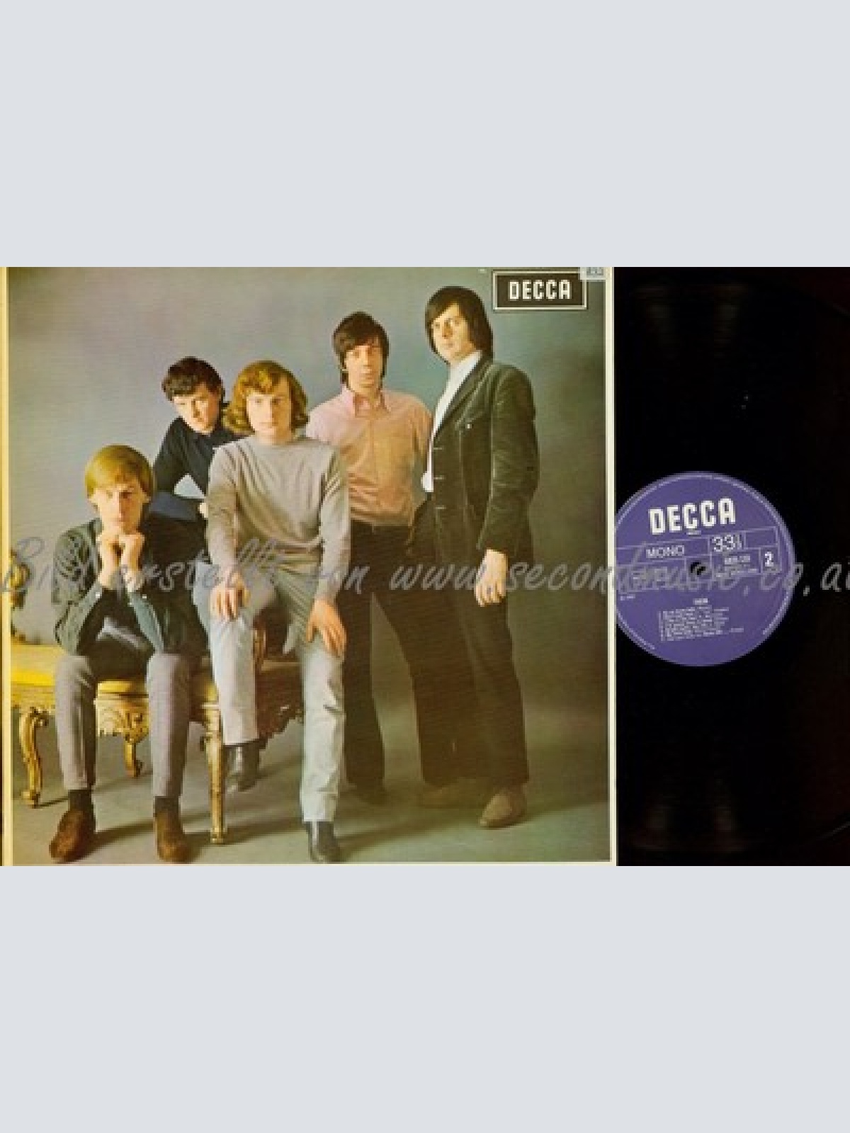 LP--THEM--SAME--DECCA--THE ANGRY YOUNG THEM