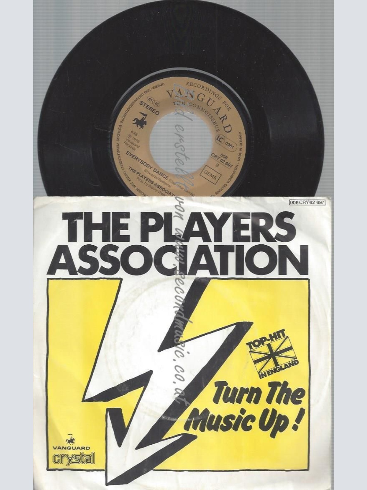 7" THE PLAYERS ASSOCIATION TURN THE MUSIC UP