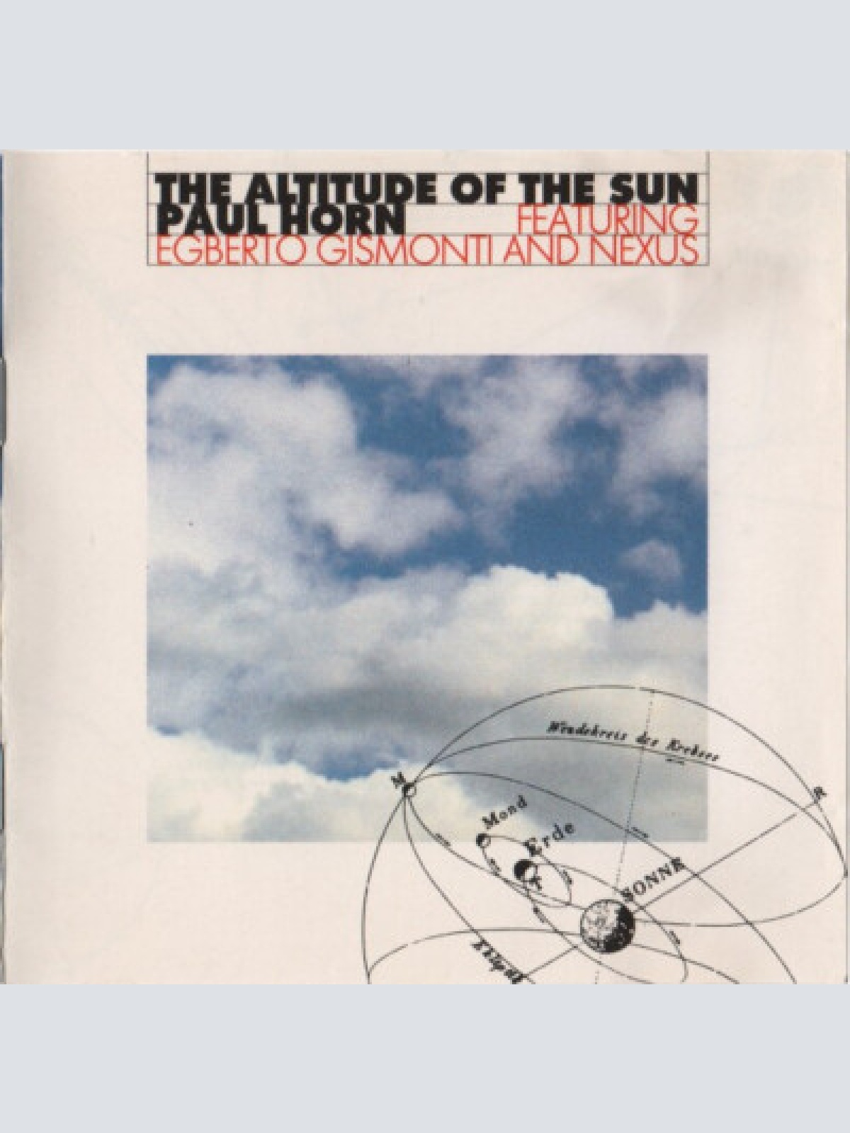 CD, Comp, RM Paul Horn Featuring Egberto Gismonti And Nexus (18) - The Altitu...