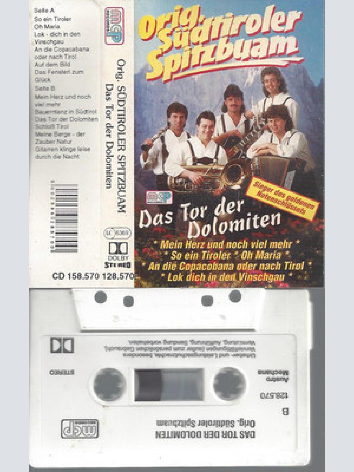 MC--ORIG SÜDTIROLER SPITZBUAM--DAS TOR DER DOLOMITEN