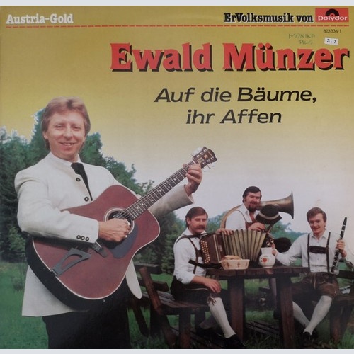 LP, Album Ewald Münzer - Auf Die Bäume, Ihr Affen