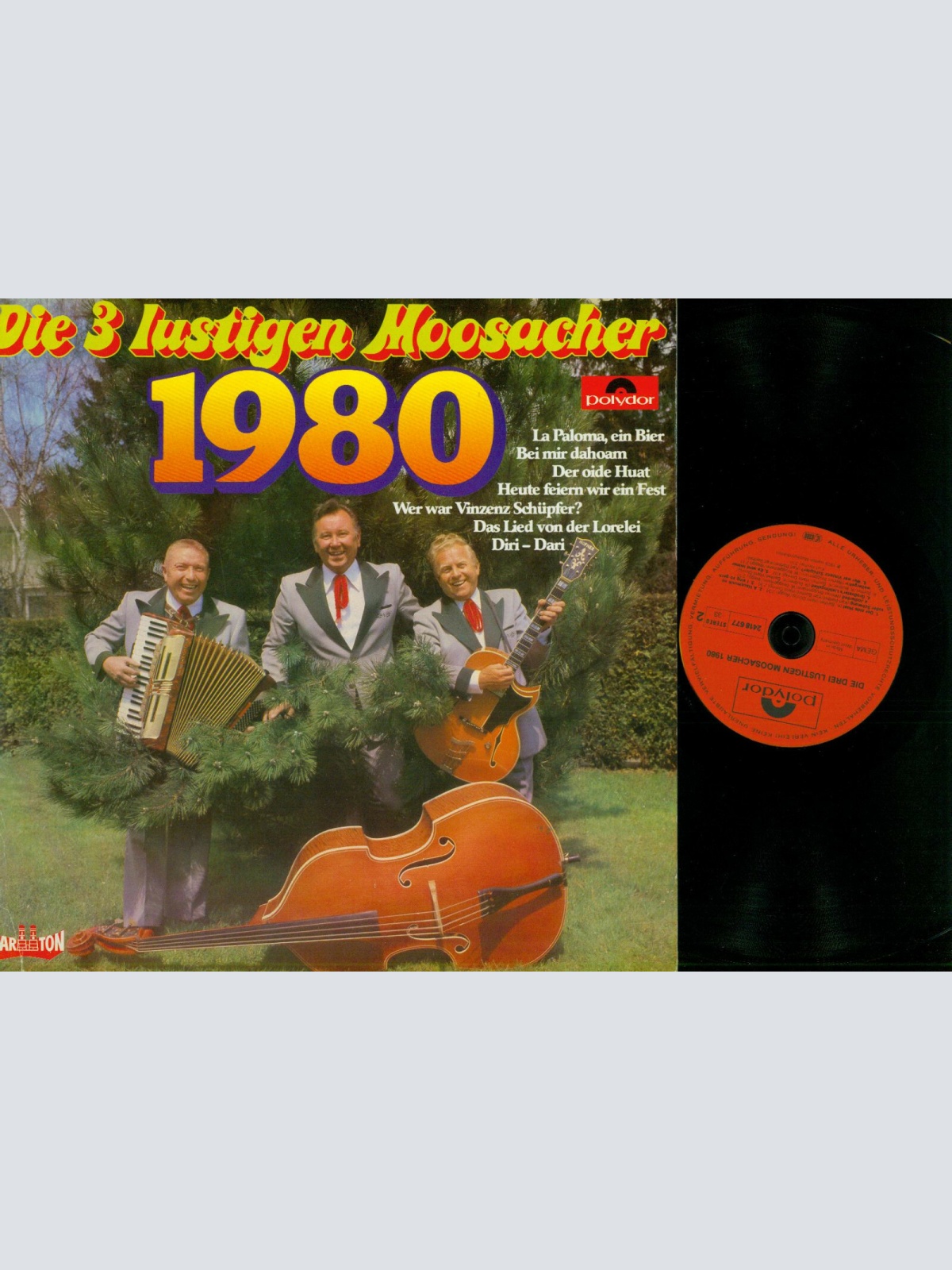 LP--Die 3 Lustigen Moosacher – 1980   //NM
