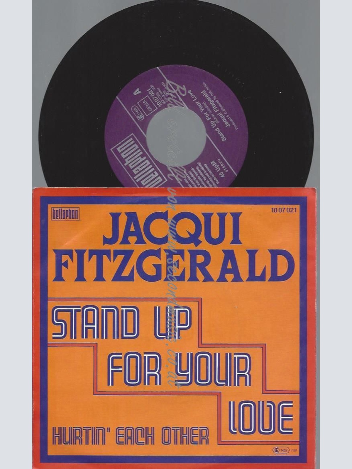 7"  Jacqui Fitzgerald  Stand Up For Your Love