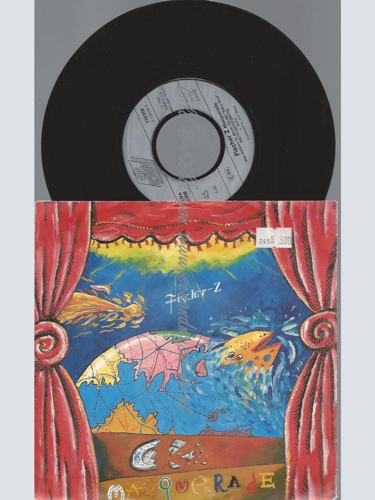 7"   Fischer-Z – Masquerade