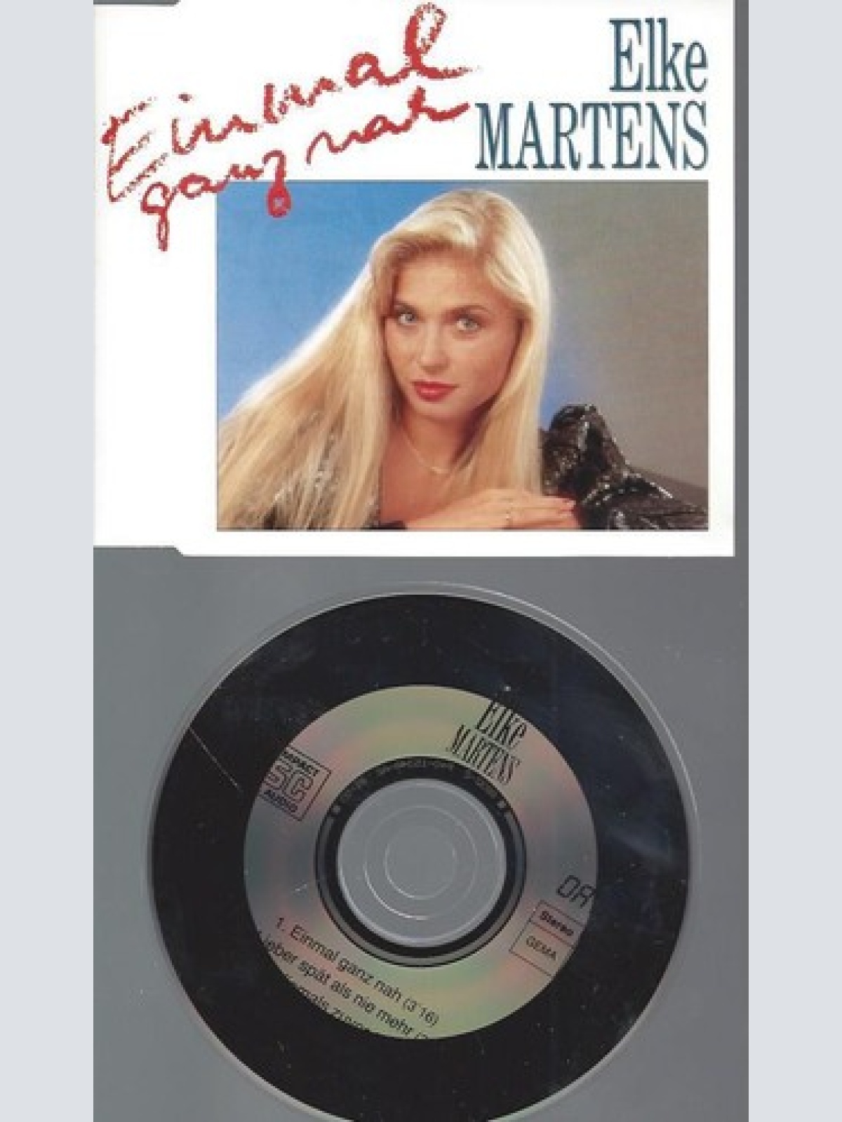 CD  Einmal ganz nah ---Elke Martens