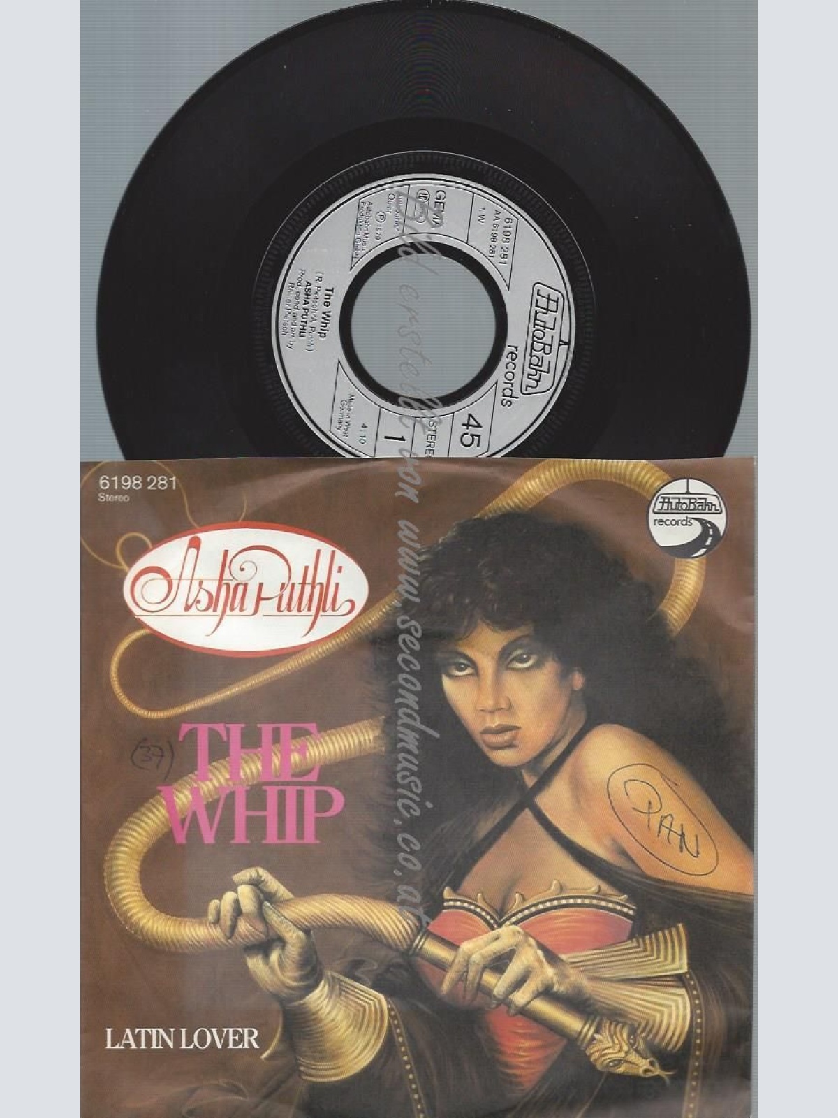 7"   Asha Puthli  The Whip
