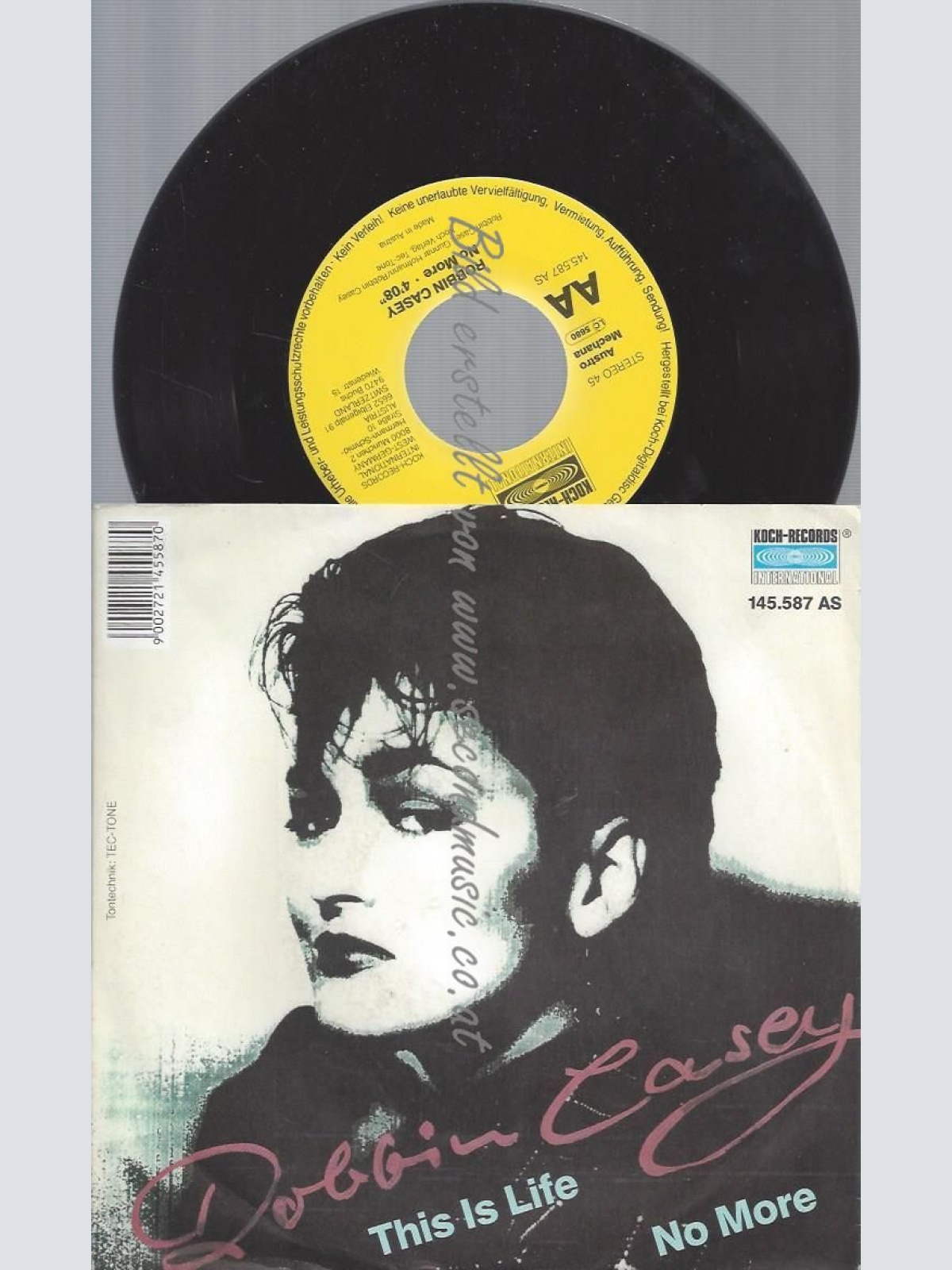 7"  Robbin Casey – This Is Life