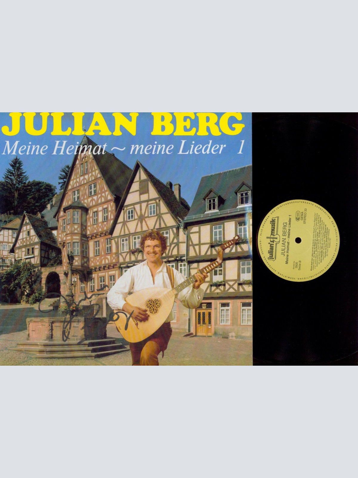 LP--Julian Berg – Meine Heimat - Meine Lieder 1  //NM