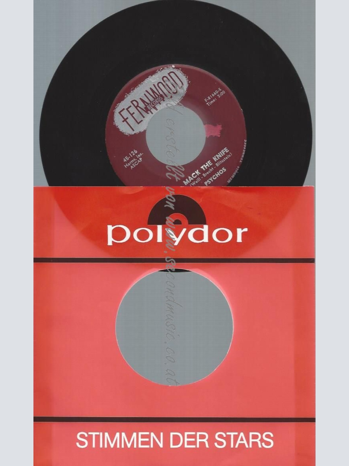 7"   Psychos  Tragedy