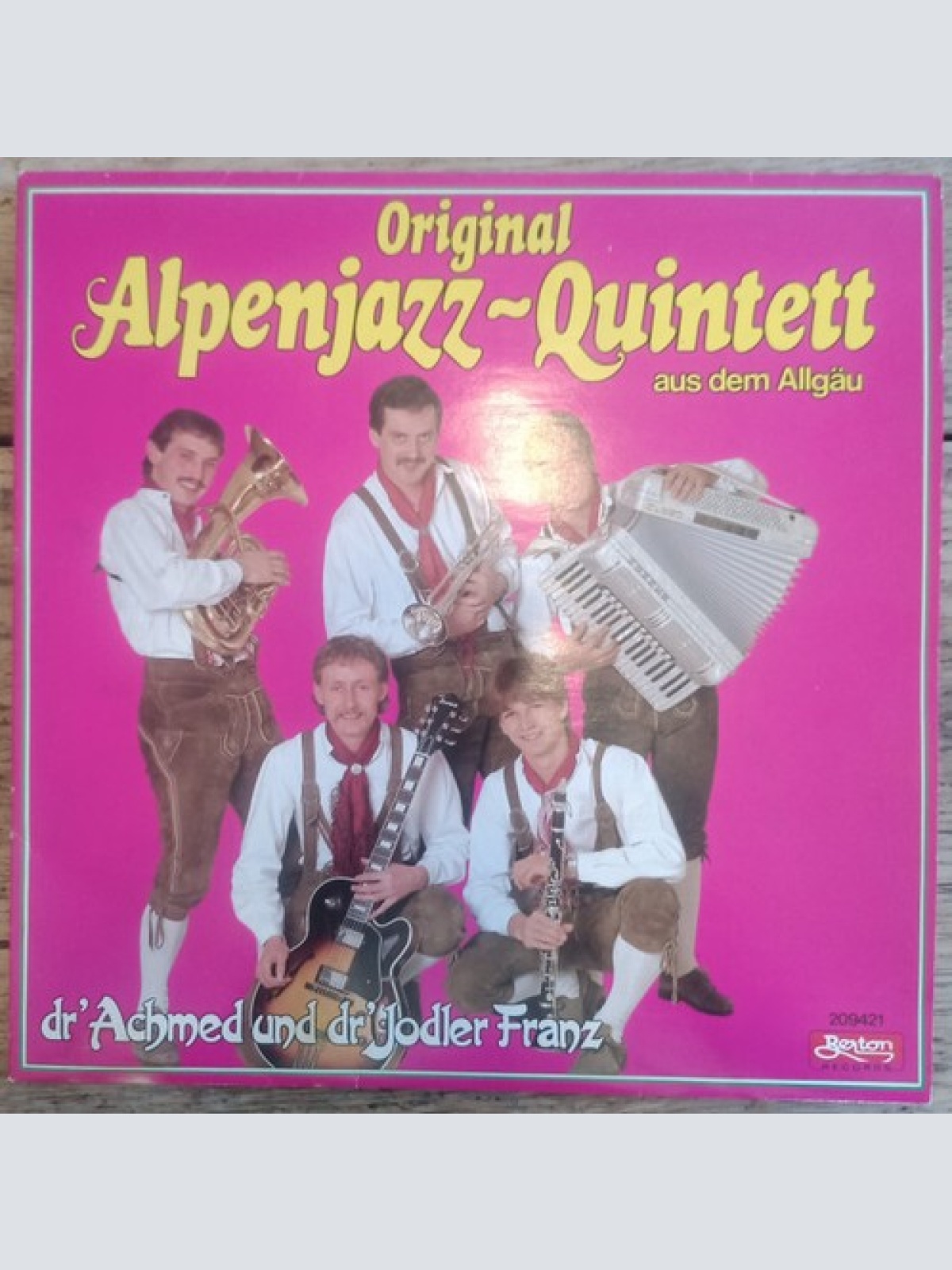 LP, Album Original Alpenjazz Quintett - Dr'Achmed Und Dr' Jodler Franz