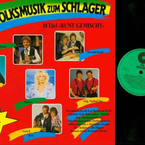 LP--Über Voksmusik zum Schlager  - Folge 2  / VM Records  //NM