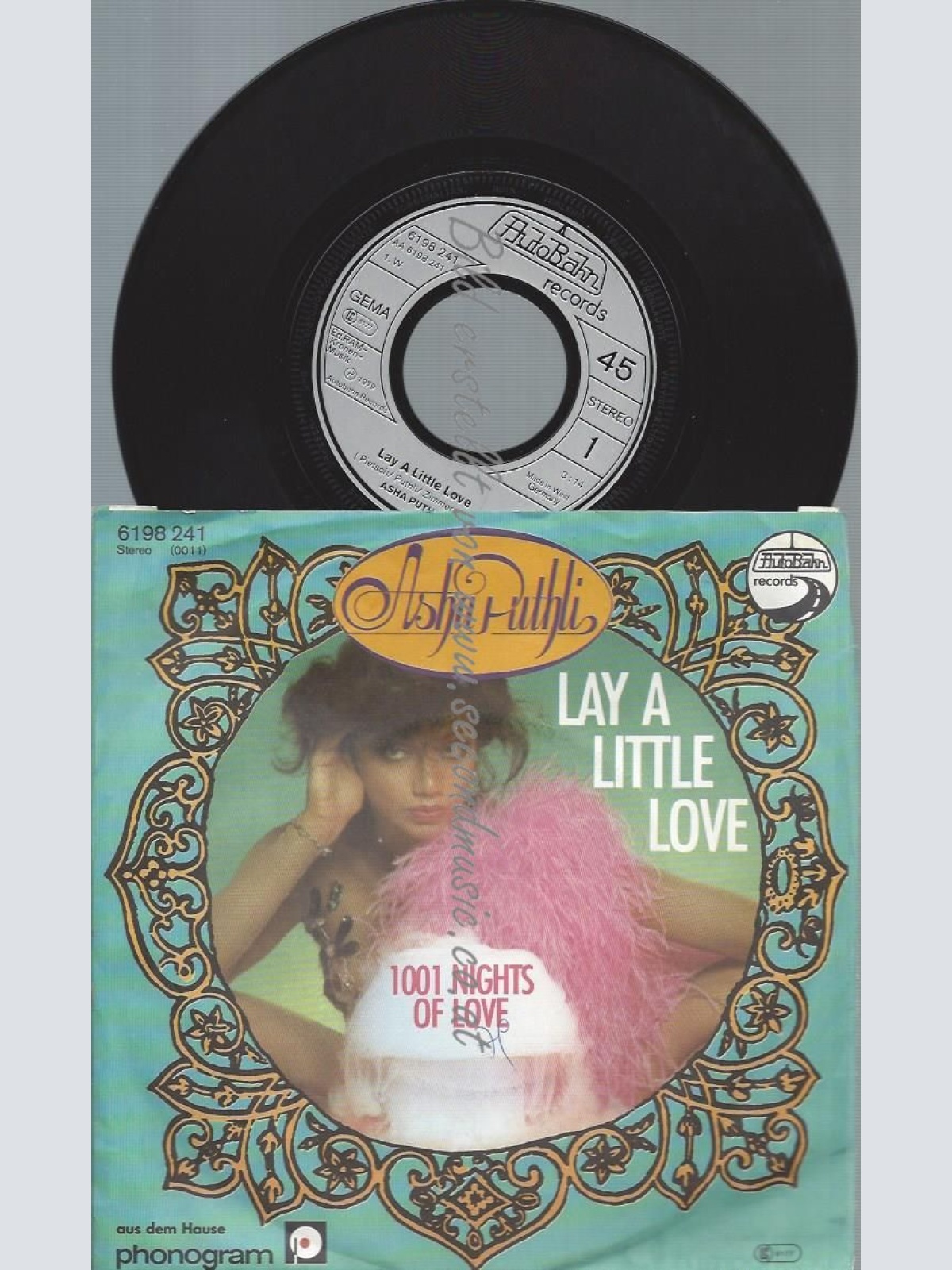 7"   Asha Puthli  Lay A Little Love