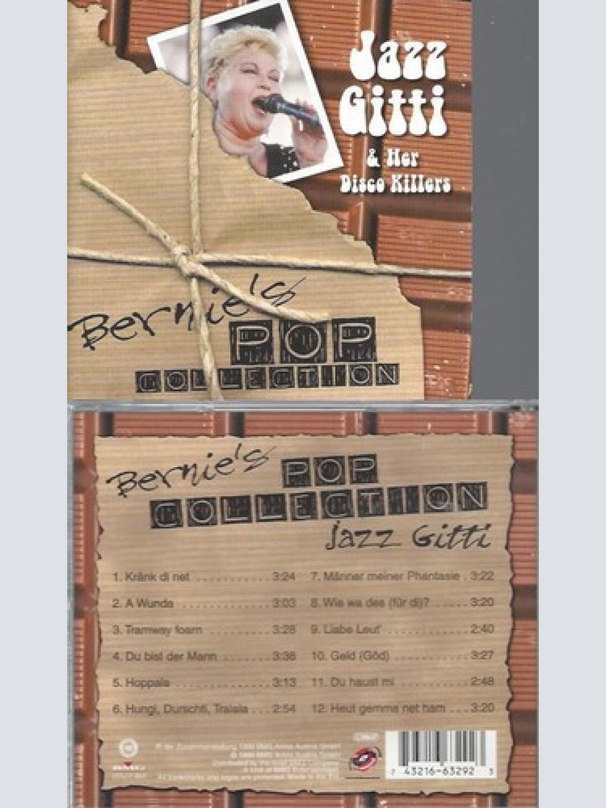 CD  Bernie S Pop Collection //  Jazz Gitti & Her Disco Killers