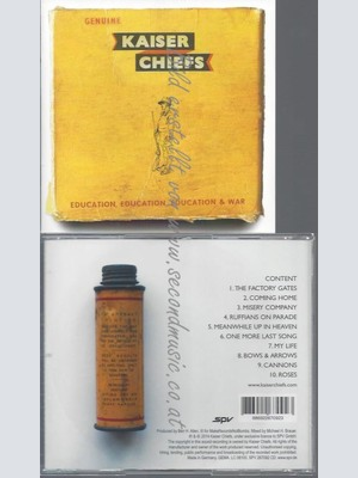 CD--KAISER CHIEFS--EDUCATION,EDUCATION,EDUCATION & WAR