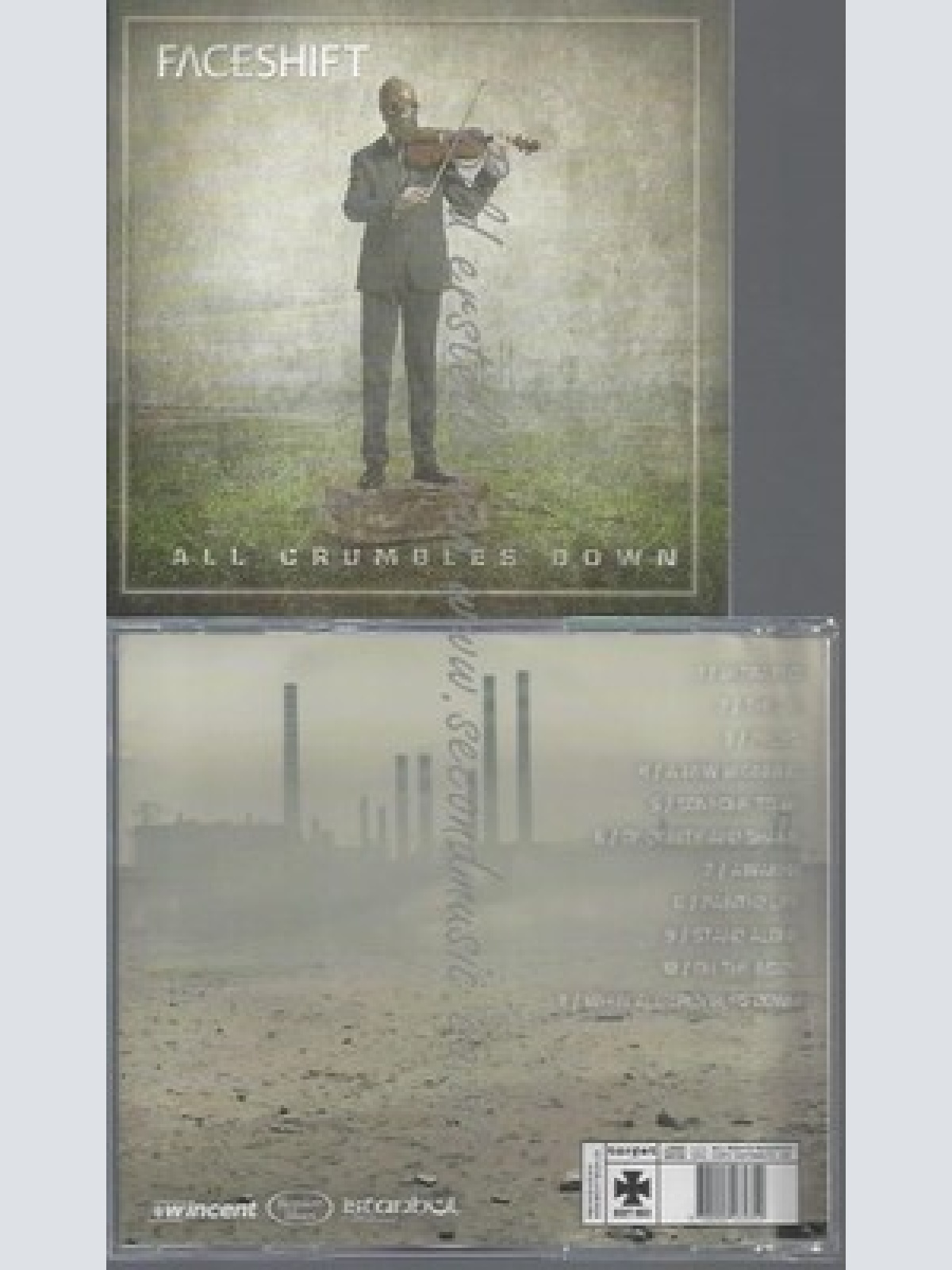 CD--FACESHIFT--ALL CRUMBLES DOWN