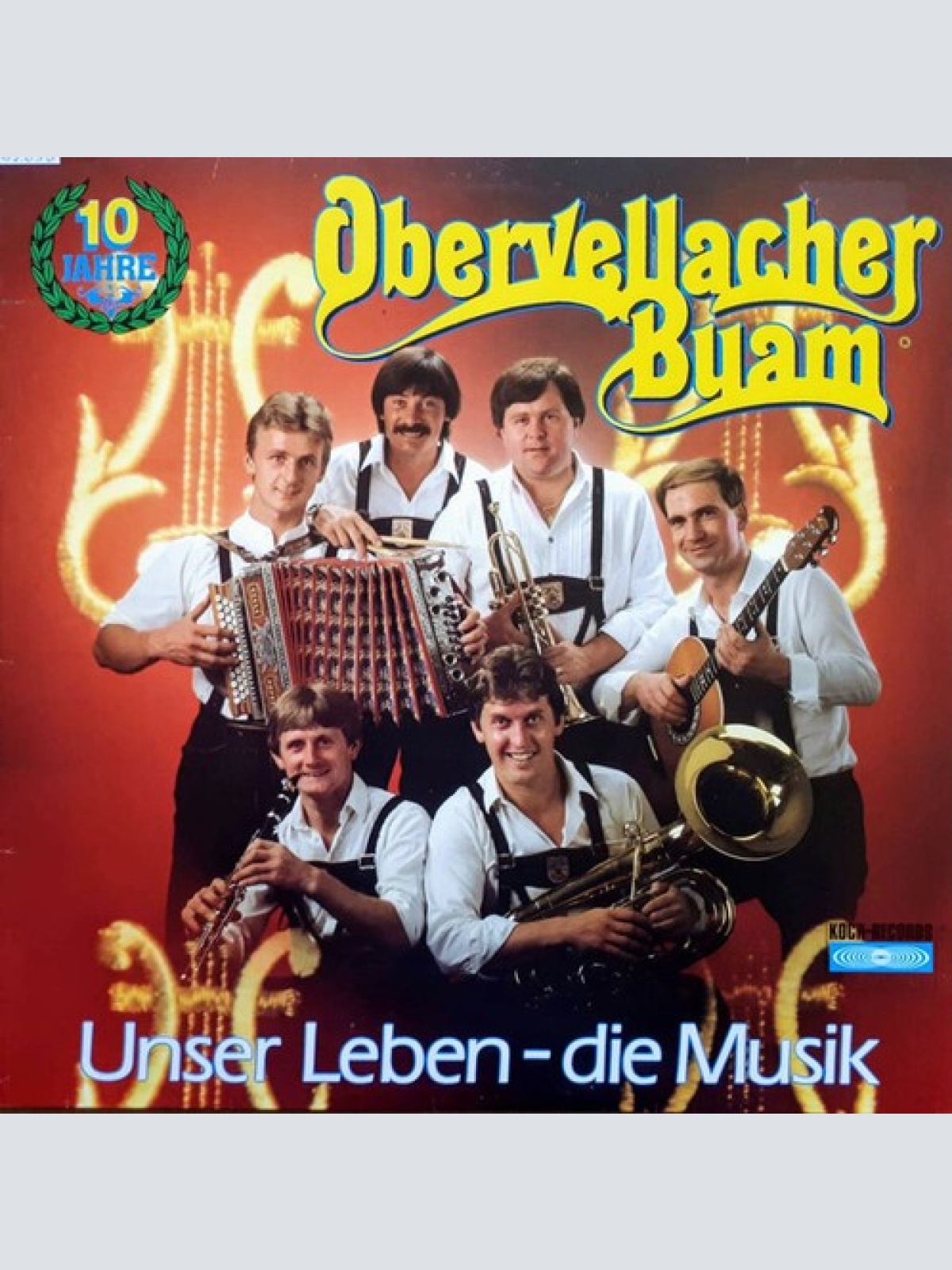 LP, Album Obervellacher Buam - 10 Jahre - Unser Leben - Die Musik