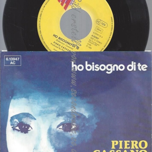 7"   Piero Cassano – Donna Blu