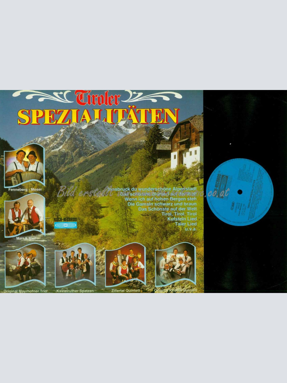 LP--  Tiroler Spezialitäten -- Fenneberg Moser -Mair Mair   /NM